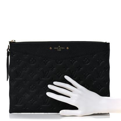 Louis Vuitton Empreinte Daily Pouch Black 2 of 8