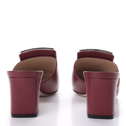 Gucci Malaga Kid Crystal Square G Madelyn Mules 40.5 Romantic Cerise 6 of 10