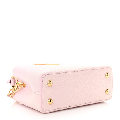 Louis Vuitton Taurillon LV Ski Capucines Mini  Pearly Lilac 4 of 9