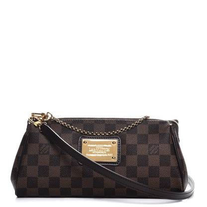 Louis Vuitton Damier Ebene Eva Clutch 1 of 7