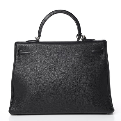 Hermes Togo Kelly Retourne 35 Black 5 of 41