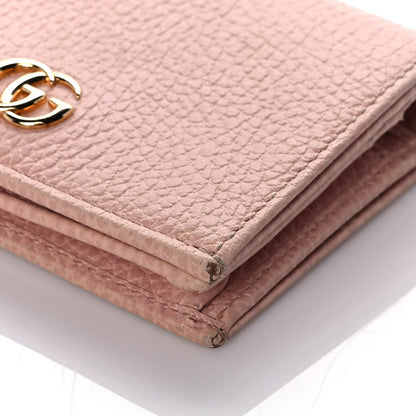 Gucci Dollar Calfskin GG Marmont Card Case Perfect Pink 8 of 10