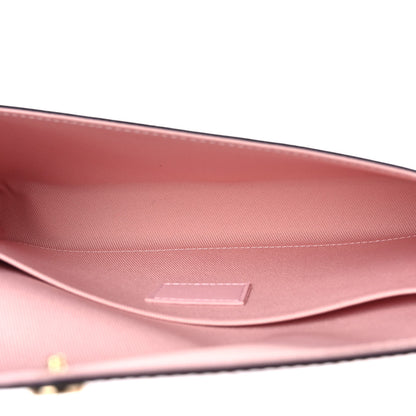 Louis Vuitton Vernis Valentine Felicie Pochette Chain Wallet Light Pink Neon 6 of 9