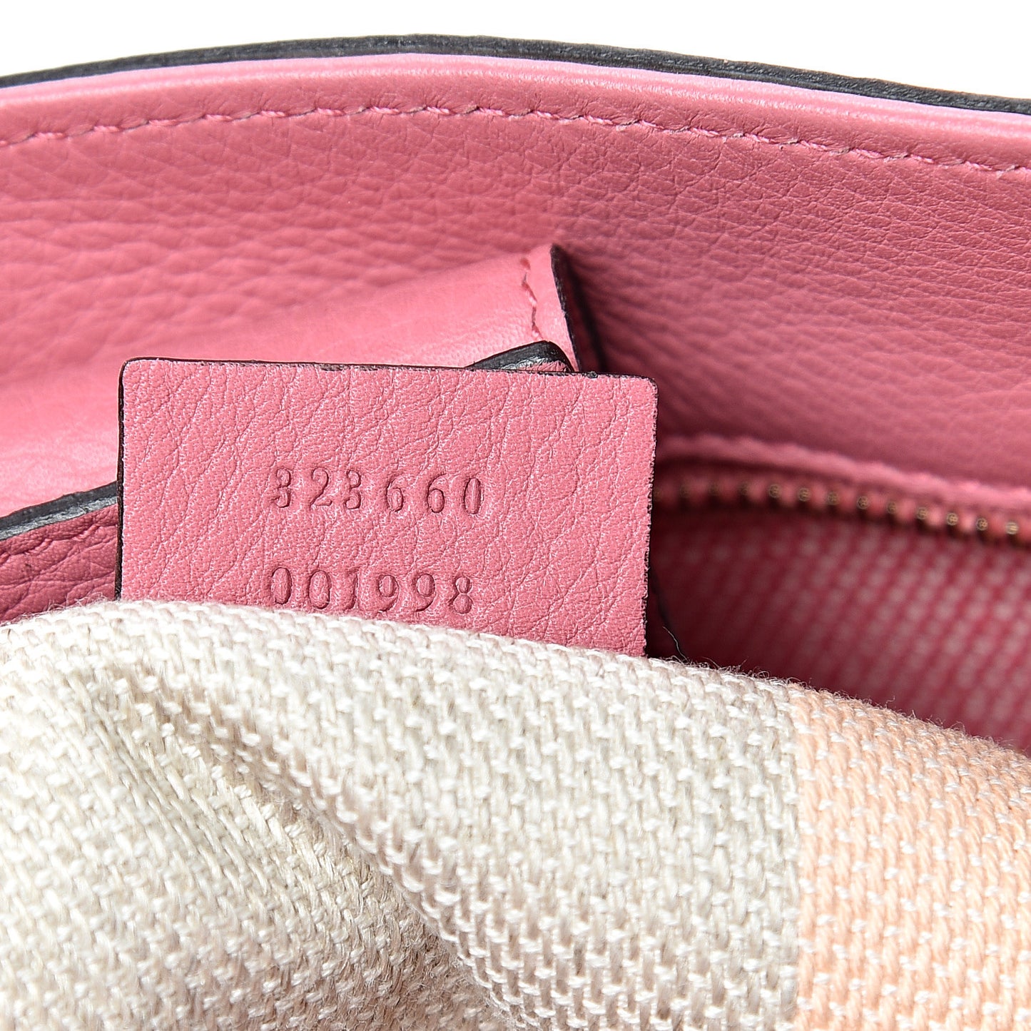 Calfskin Straw Medium Bamboo Shopper Tote Pink