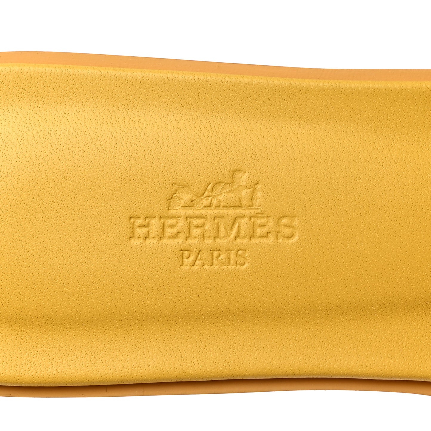 Box Calfskin Oran Sandals 40.5 Jaune Citron
