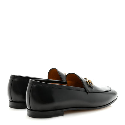 Gucci Betis Glamour Calfskin Womens Jordaan Loafers 37 Black 5 of 10