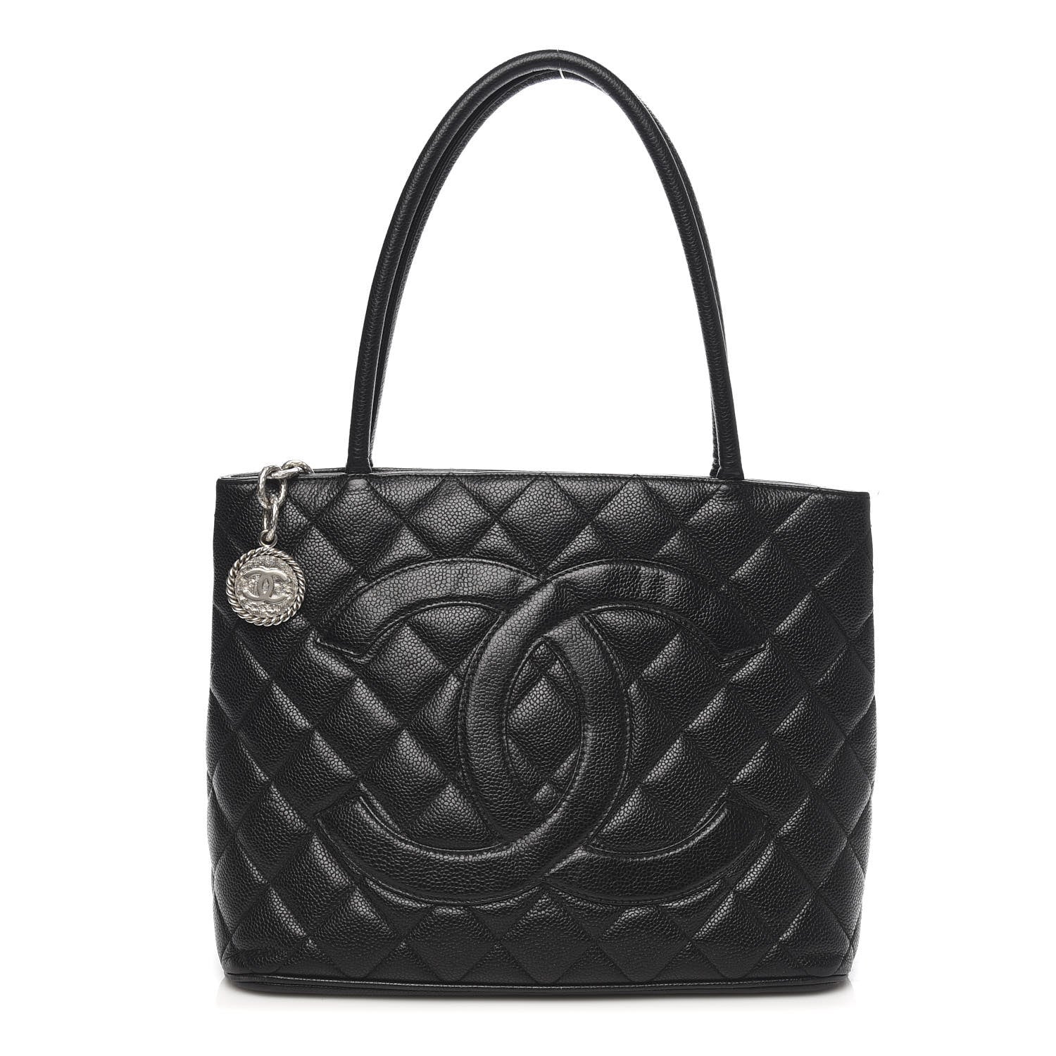 Chanel Caviar Quilted Medallion Tote Black 1 of 10