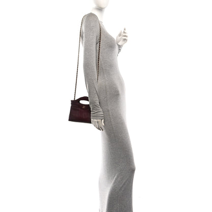 Chanel Lizard Embossed Calfskin Quilted Nano 31 Shopping Bag Burgundy 2 of 11