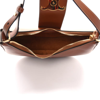Celine Smooth Calfskin Medium Strap Ava Triomphe Shoulder Bag Tan 5 of 11