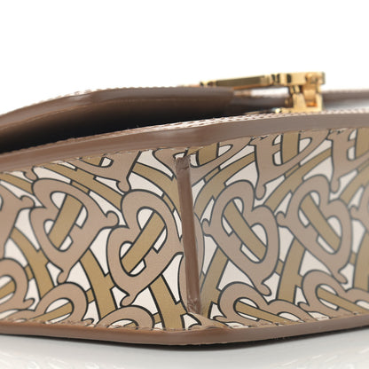 Burberry Calfskin Monogram Mini TB Bag Beige 9 of 15
