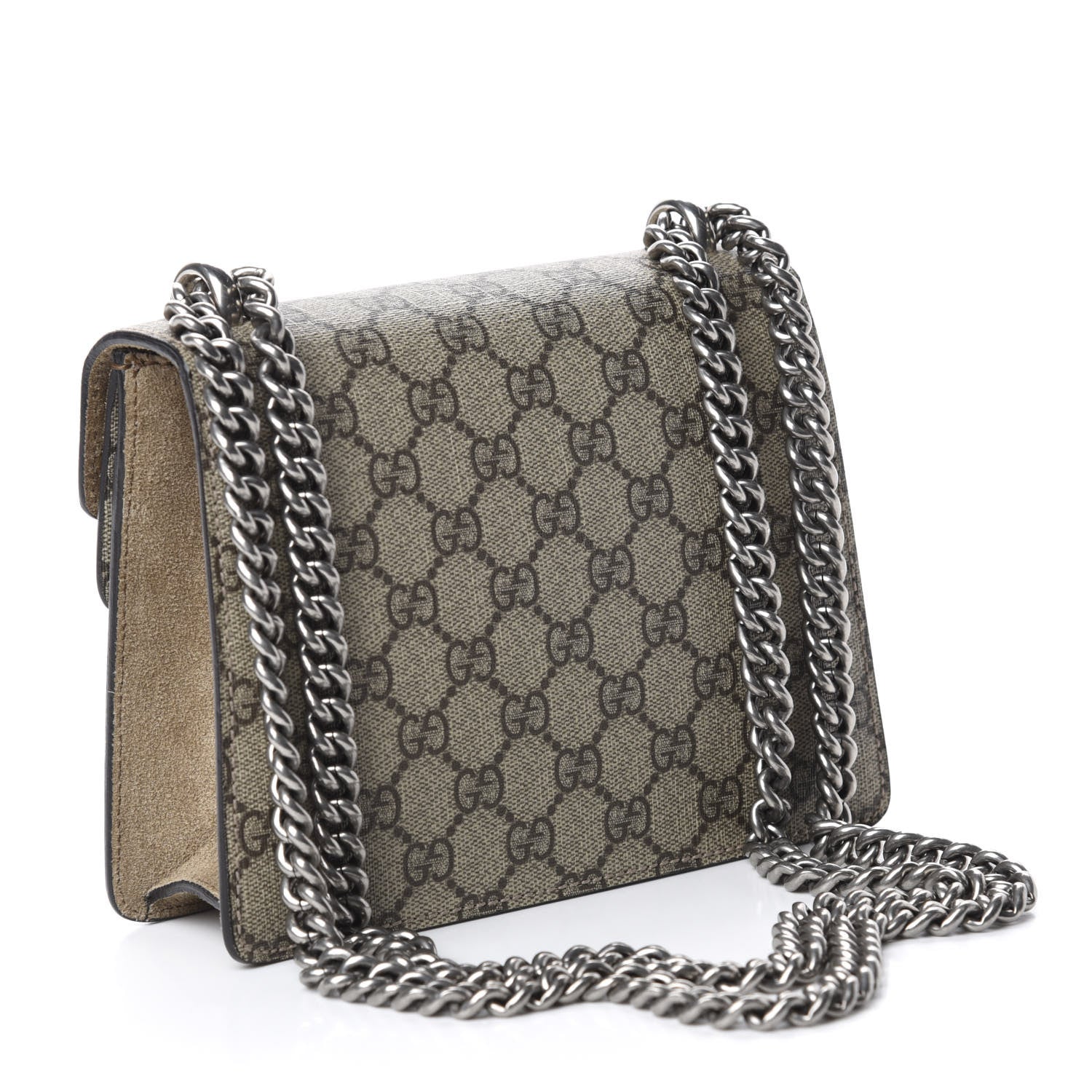 Gucci GG Supreme Monogram Mini Dionysus Shoulder Bag Taupe 3 of 10