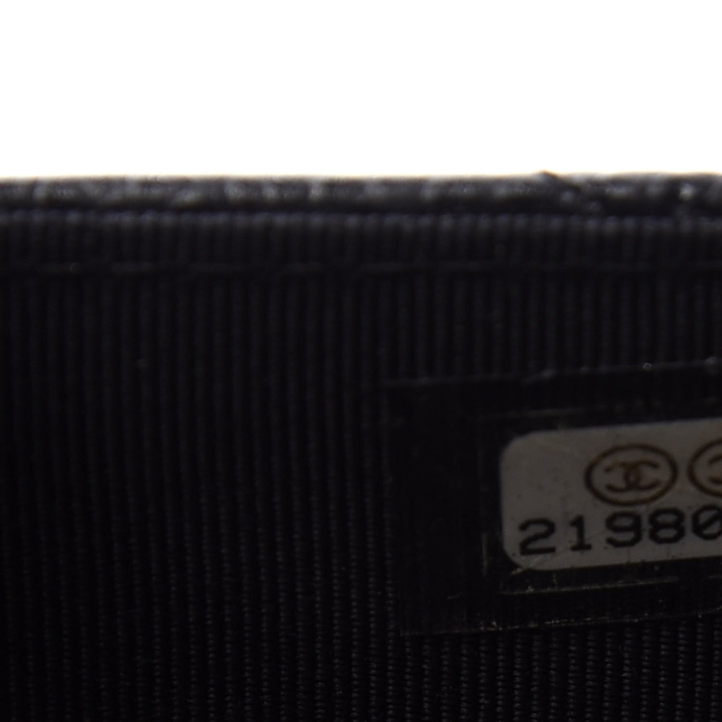 Caviar Quilted Flap Card Holder Black