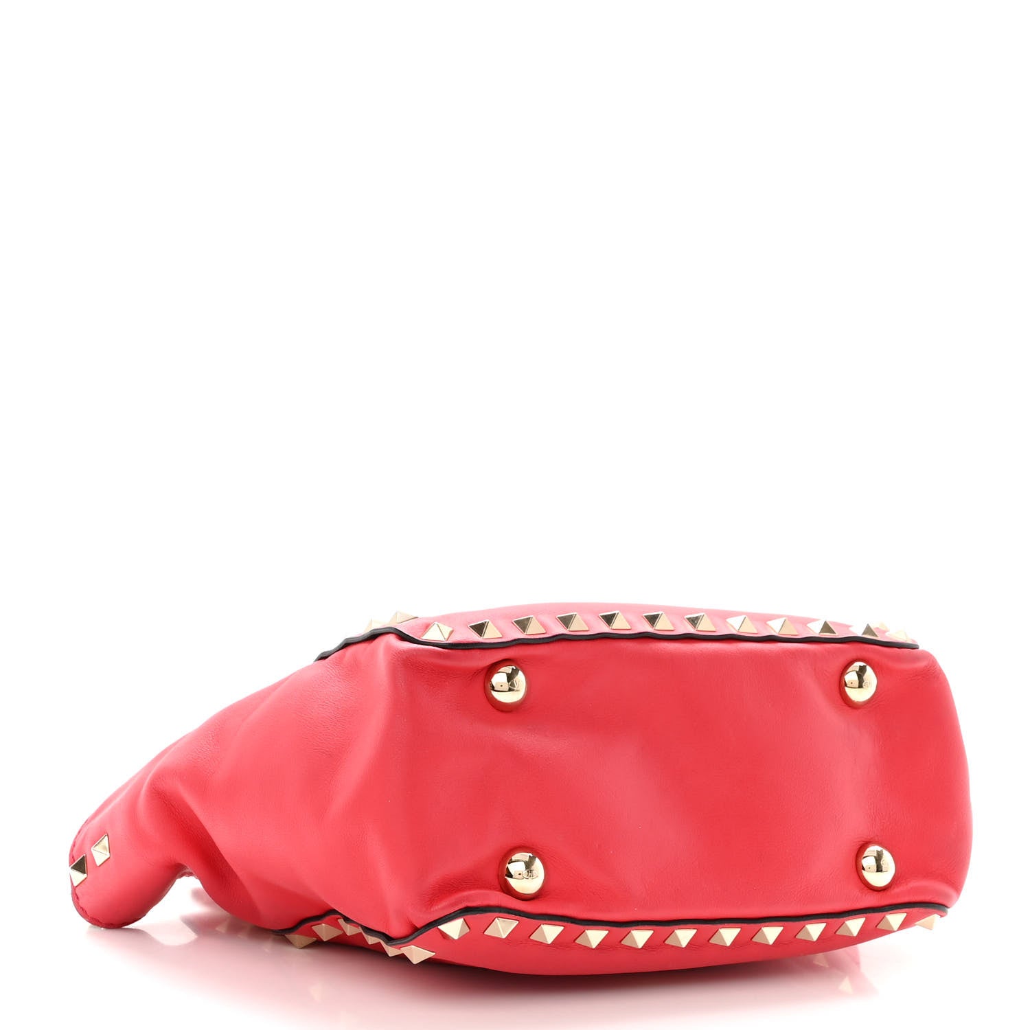 Valentino Garavani Vitello Mini Rockstud Tote Fragola 3 of 11