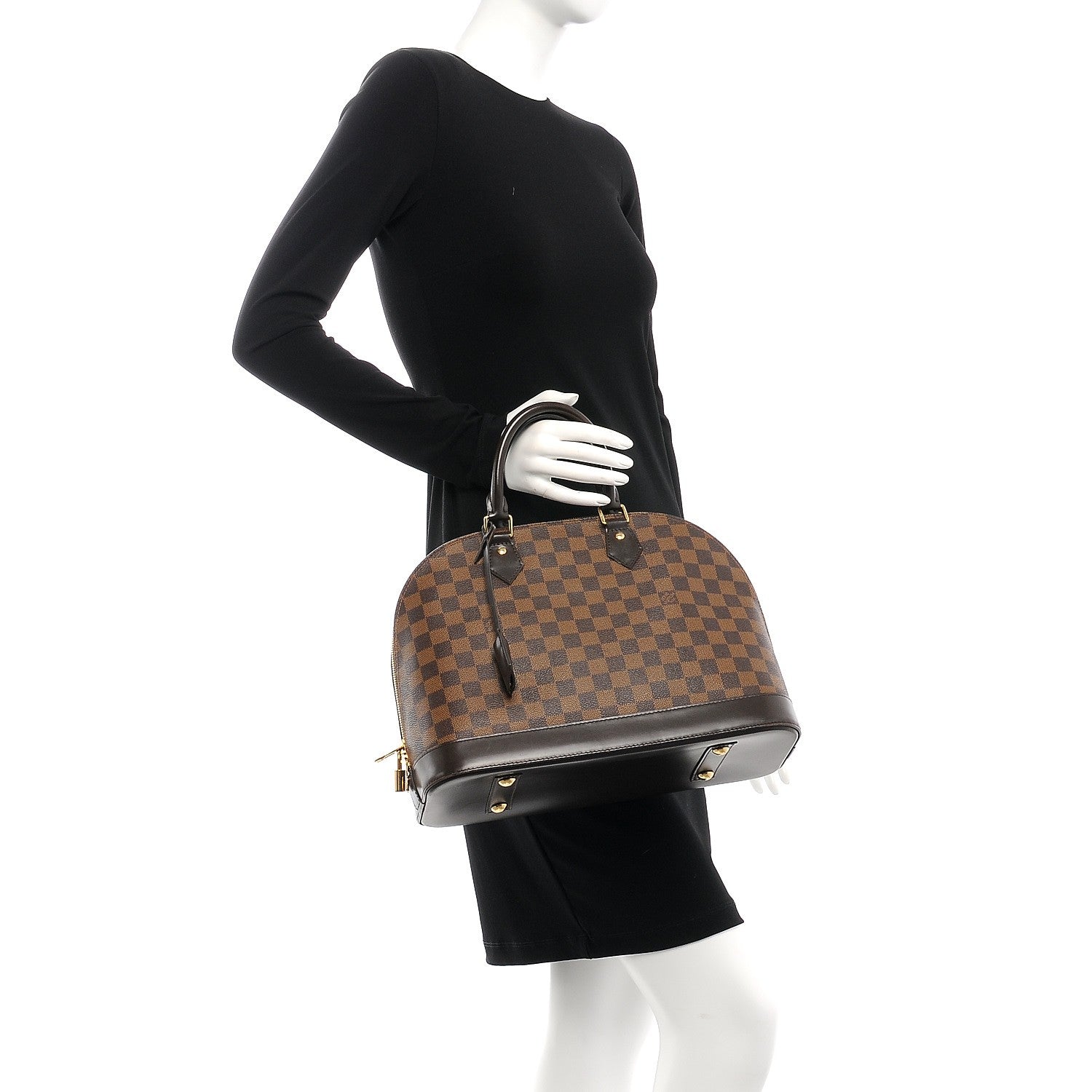 Louis Vuitton Damier Ebene Alma MM 2 of 14