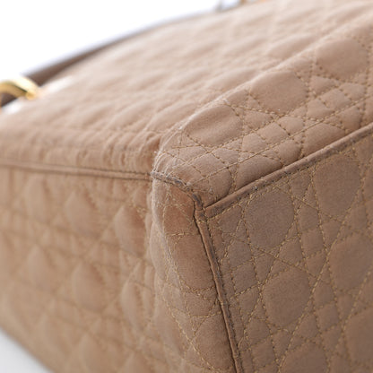 Christian Dior Nylon Cannage Medium Lady Dior Beige 15 of 21