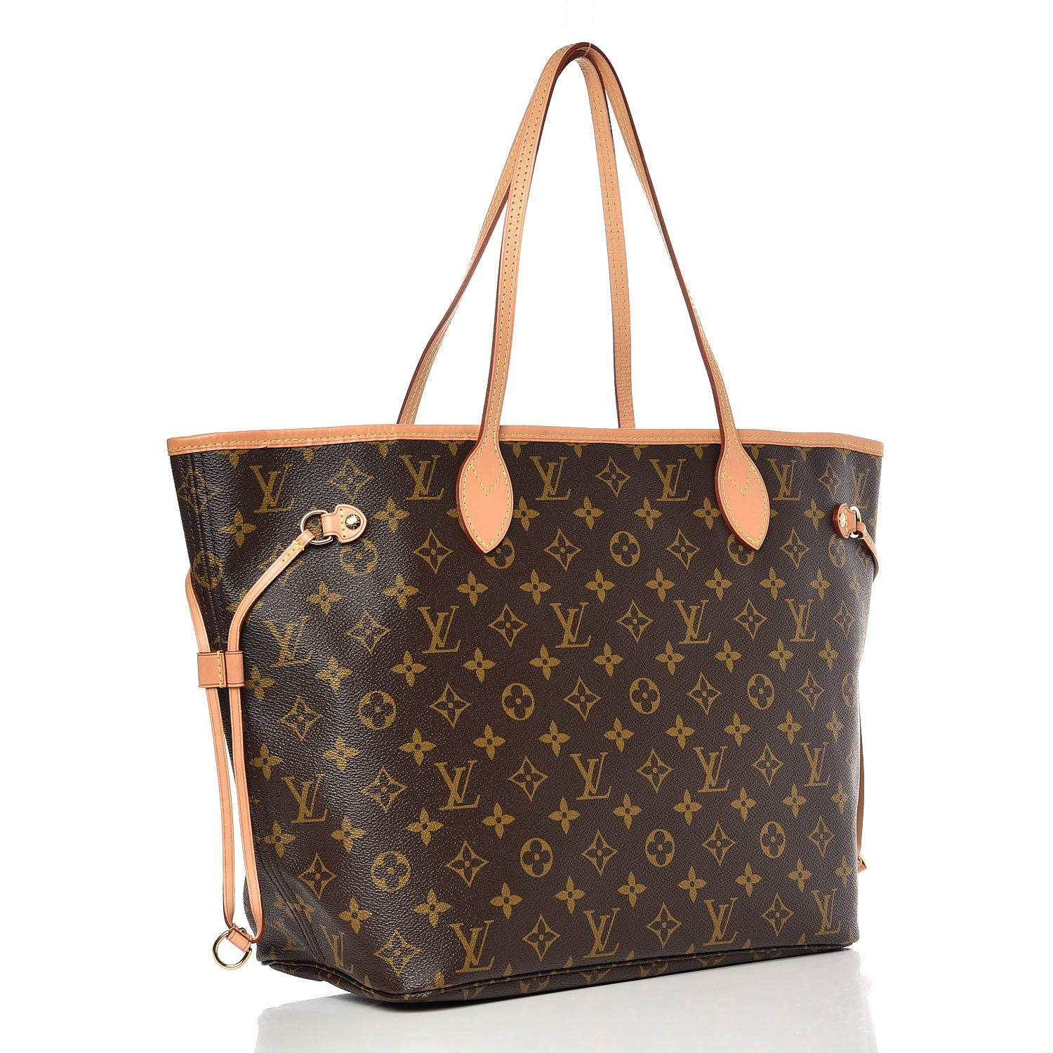 Louis Vuitton Monogram Saint Tropez V Neverfull MM Rose Ballerine 3 of 7