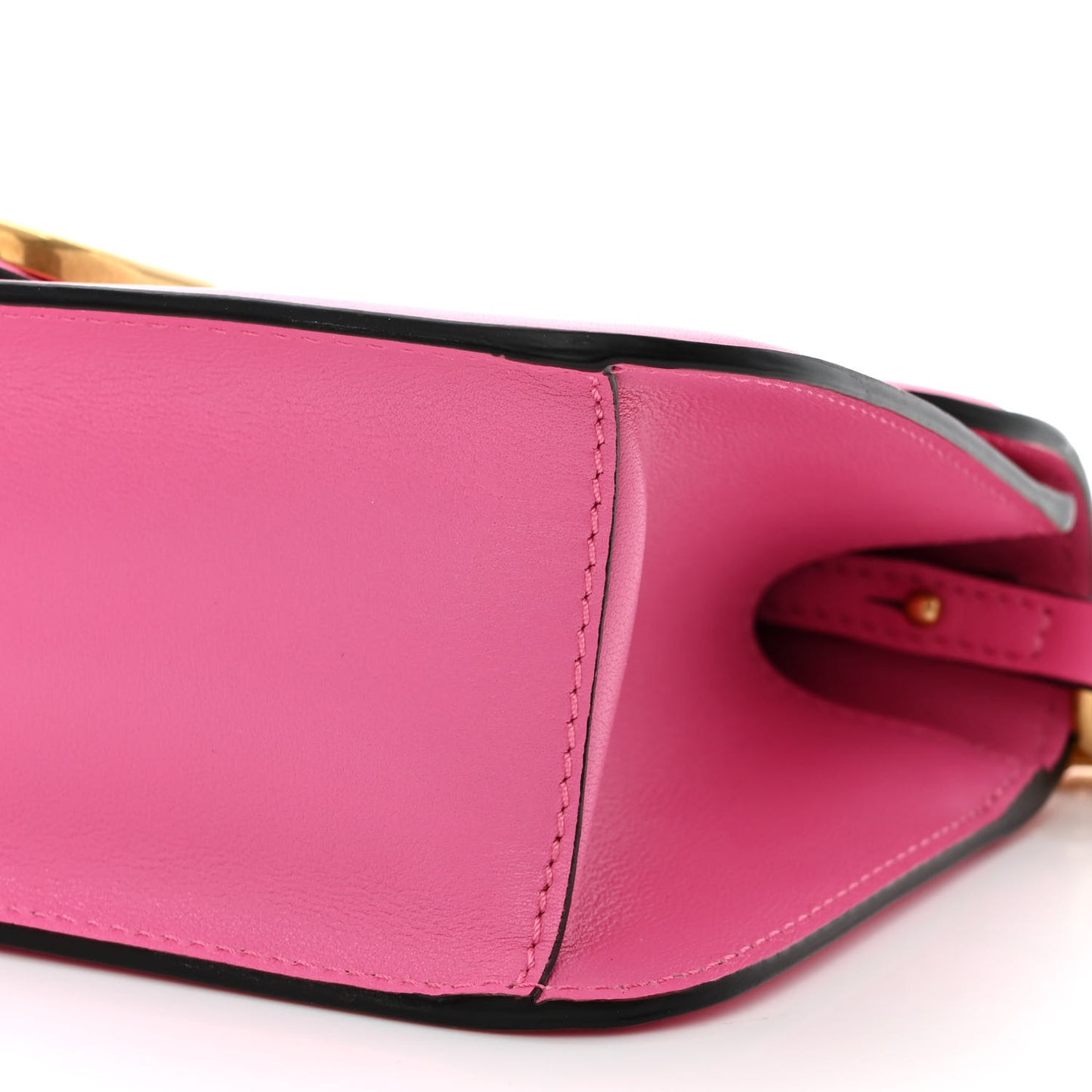 Calfskin Vlogo Loco Shoulder Bag Feminine Pink