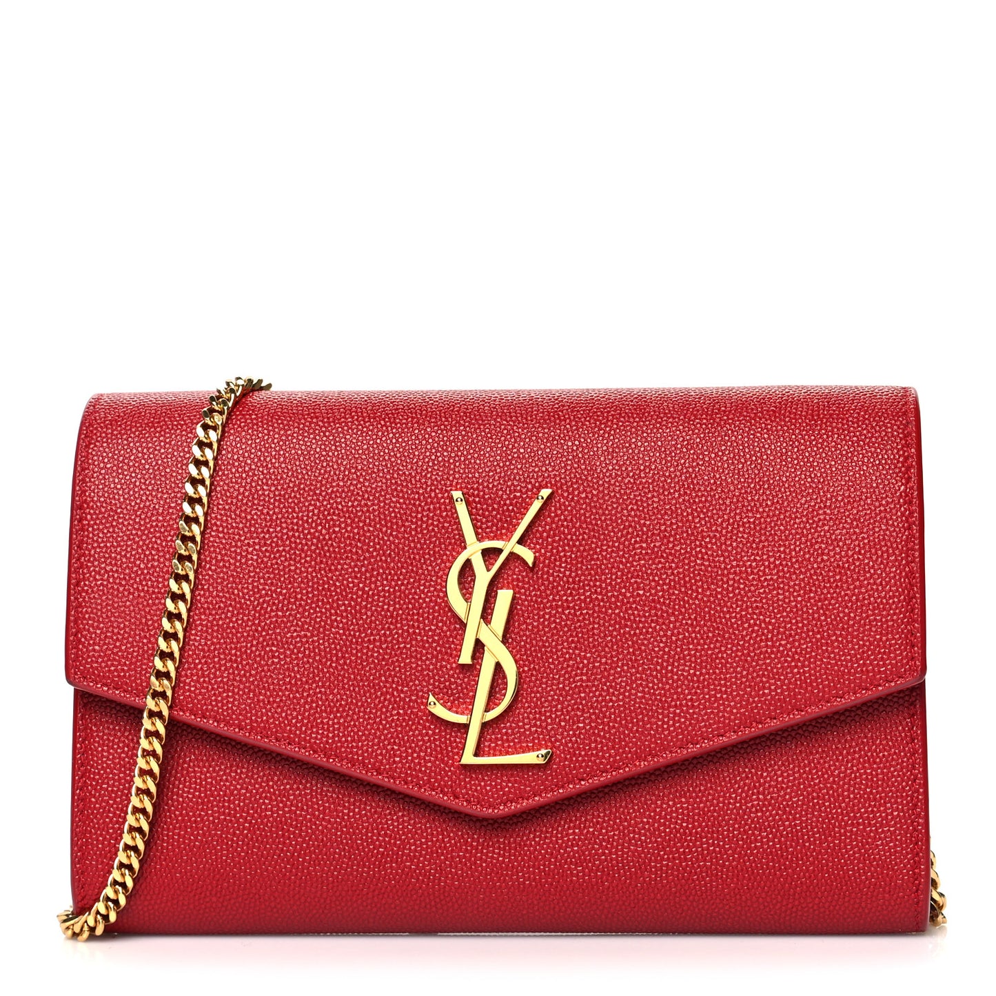 Grain De Poudre Uptown Chain Wallet Red