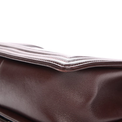 Chanel Calfskin Chevron Quilted Medium Boy Flap Burgundy 11 of 12