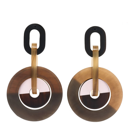 Hermes Buffalo Horn Drop Earrings Multicolor 1 of 3