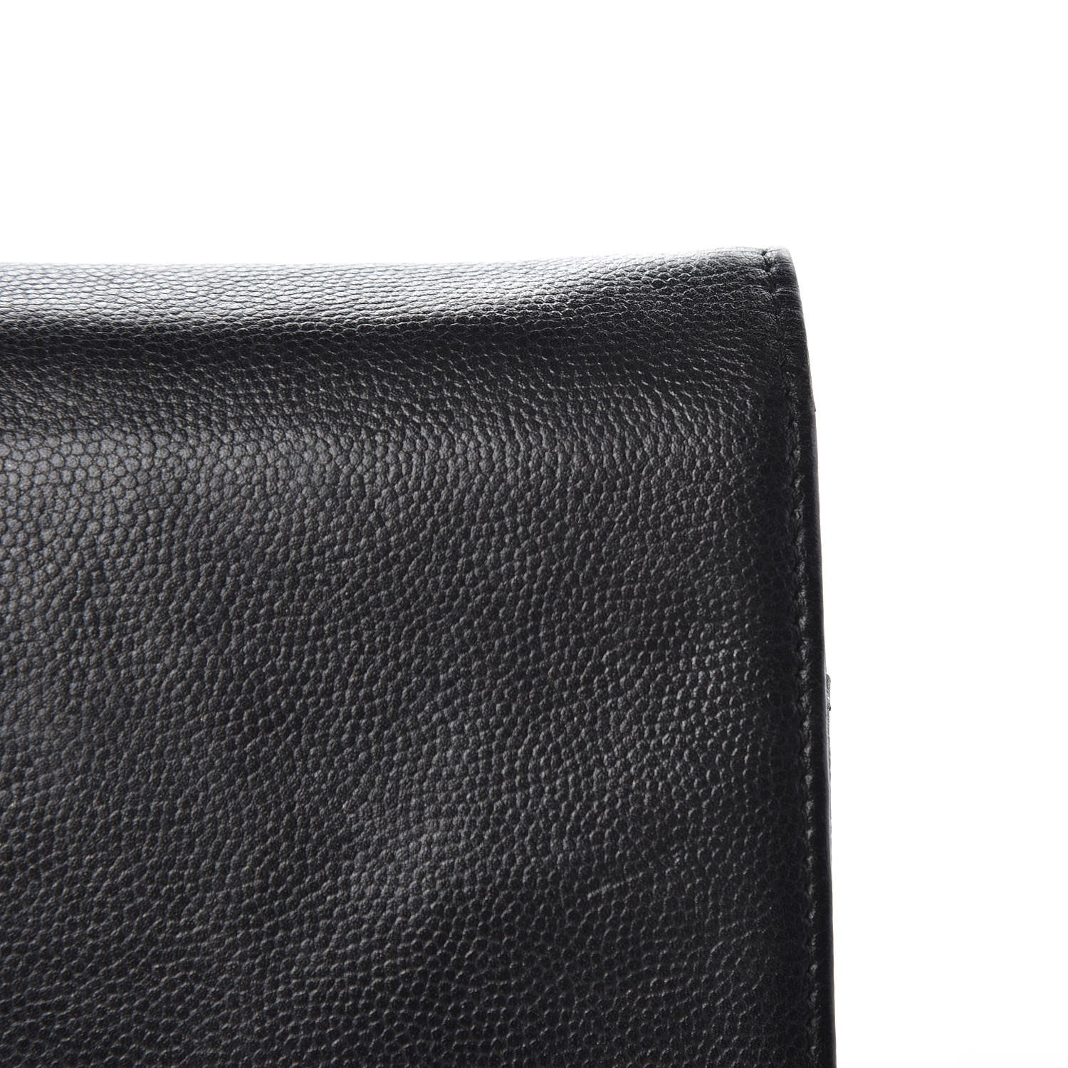 Chanel Caviar Sevruga Wallet On Chain WOC Black 18 of 23