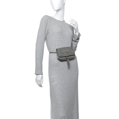 Chloe Calfskin Marcie Convertible Belt Bag Cashmere Grey 2 of 15