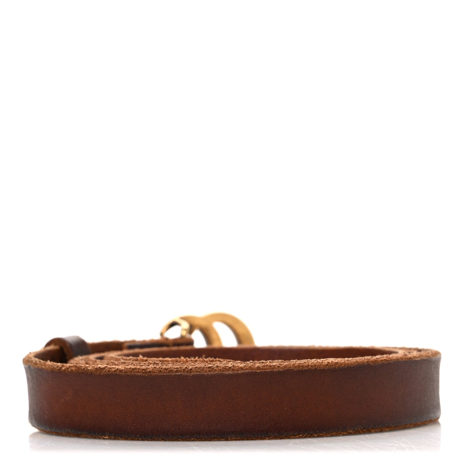 Gucci Faded Calfskin Double G Belt 95 38 Cuir 2 of 5