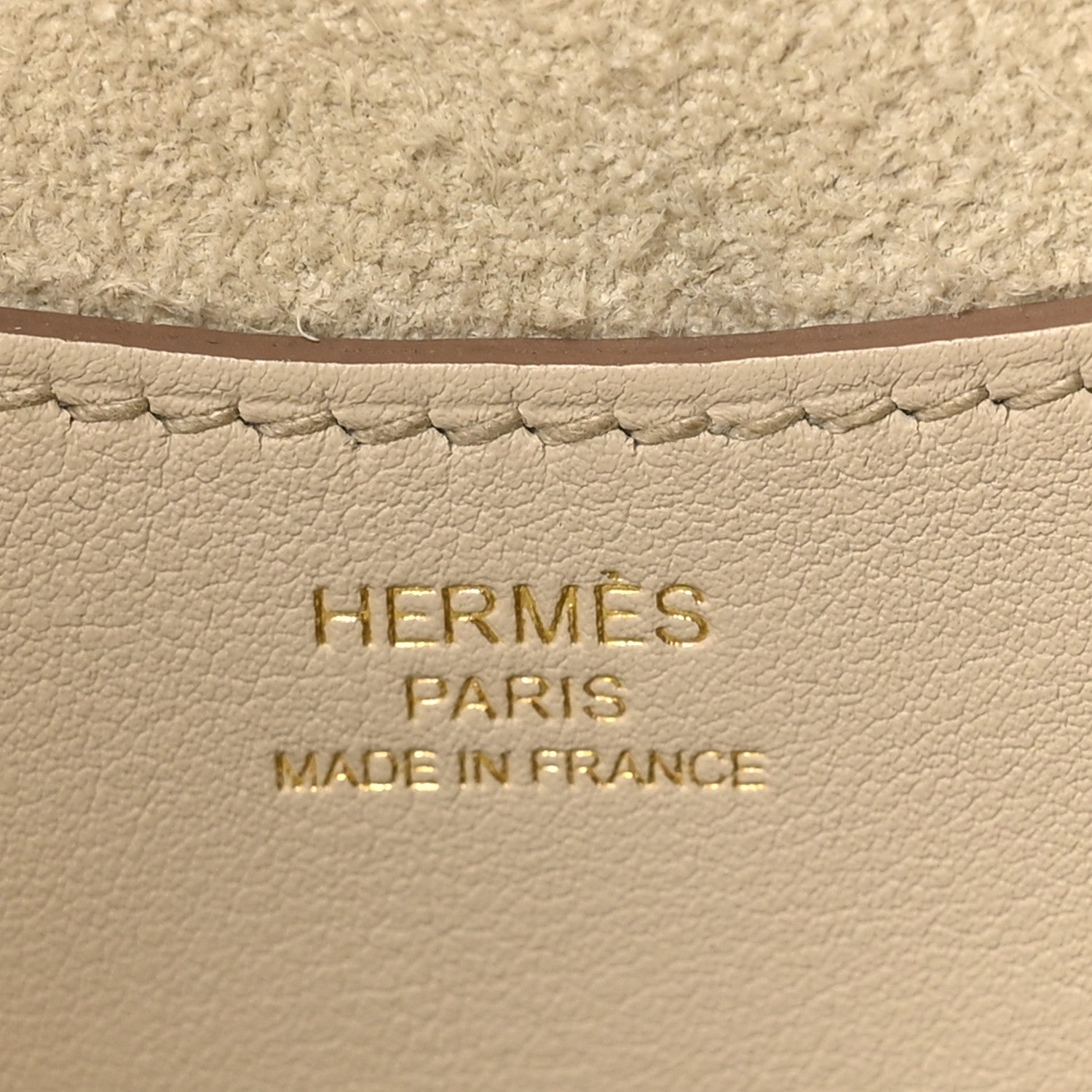 Hermes Taurillon Clemence Swift In-The-Loop 18 Bag Beton 6 of 10