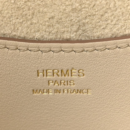 Hermes Taurillon Clemence Swift In-The-Loop 18 Bag Beton 6 of 10