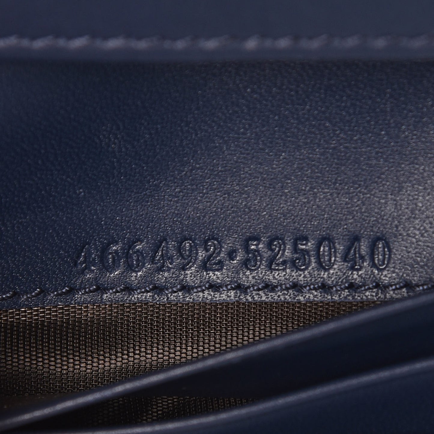 Denim Matelasse Pearly GG Marmont Card Case Wallet Blue
