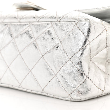 Chanel Metallic Aged Calfskin Quilted 2.55 Reissue 227 Flap Silver 10 of 11