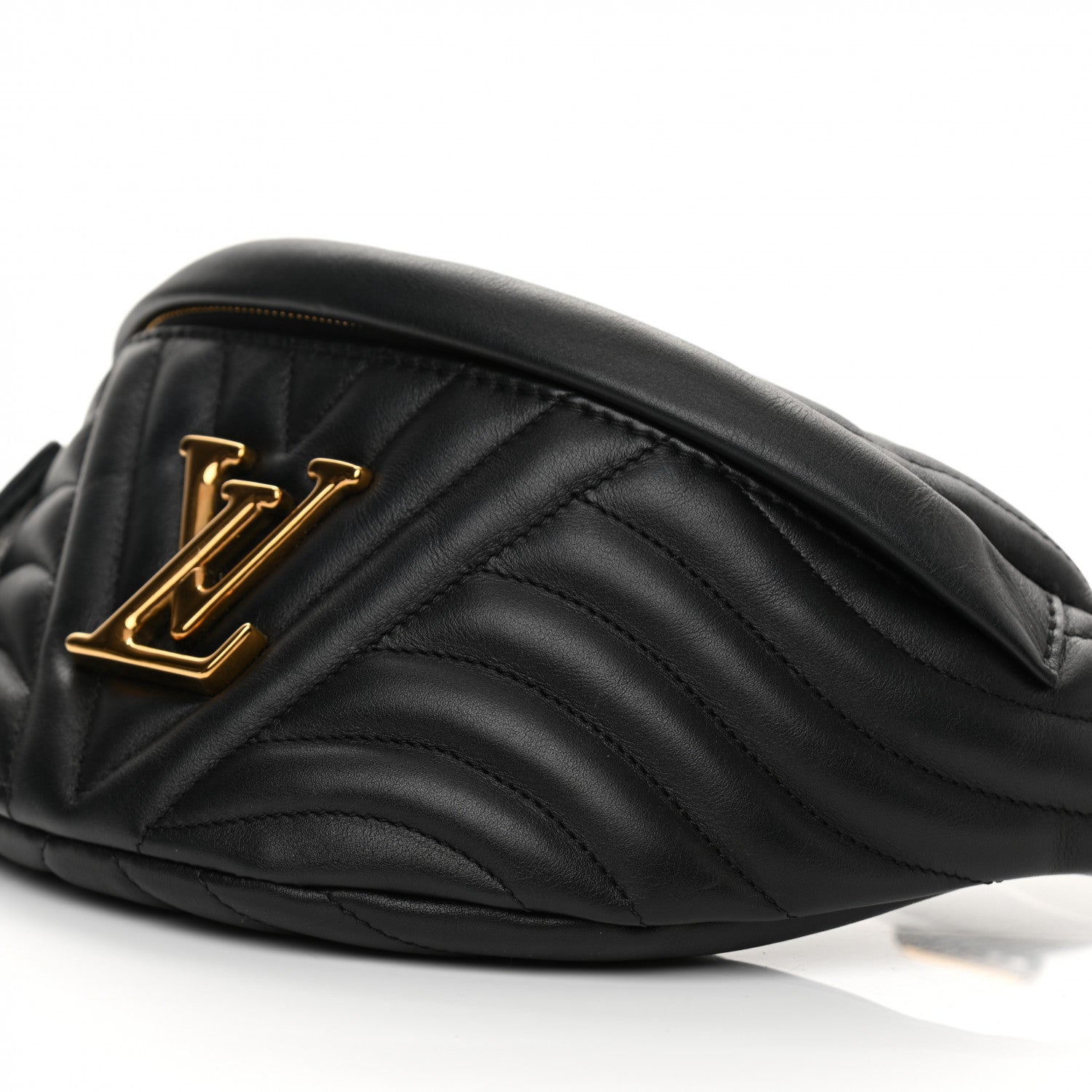 Louis Vuitton Calfskin Quilted New Wave Bumbag Black 9 of 9