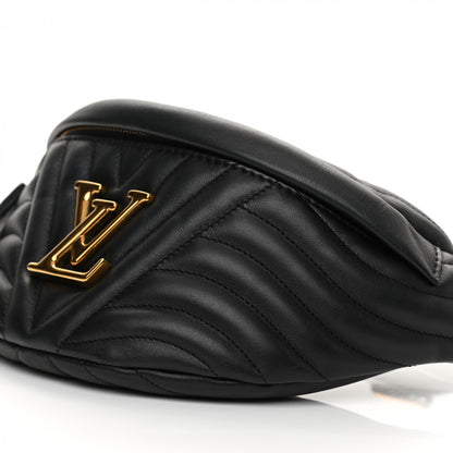 Louis Vuitton Calfskin Quilted New Wave Bumbag Black 9 of 9