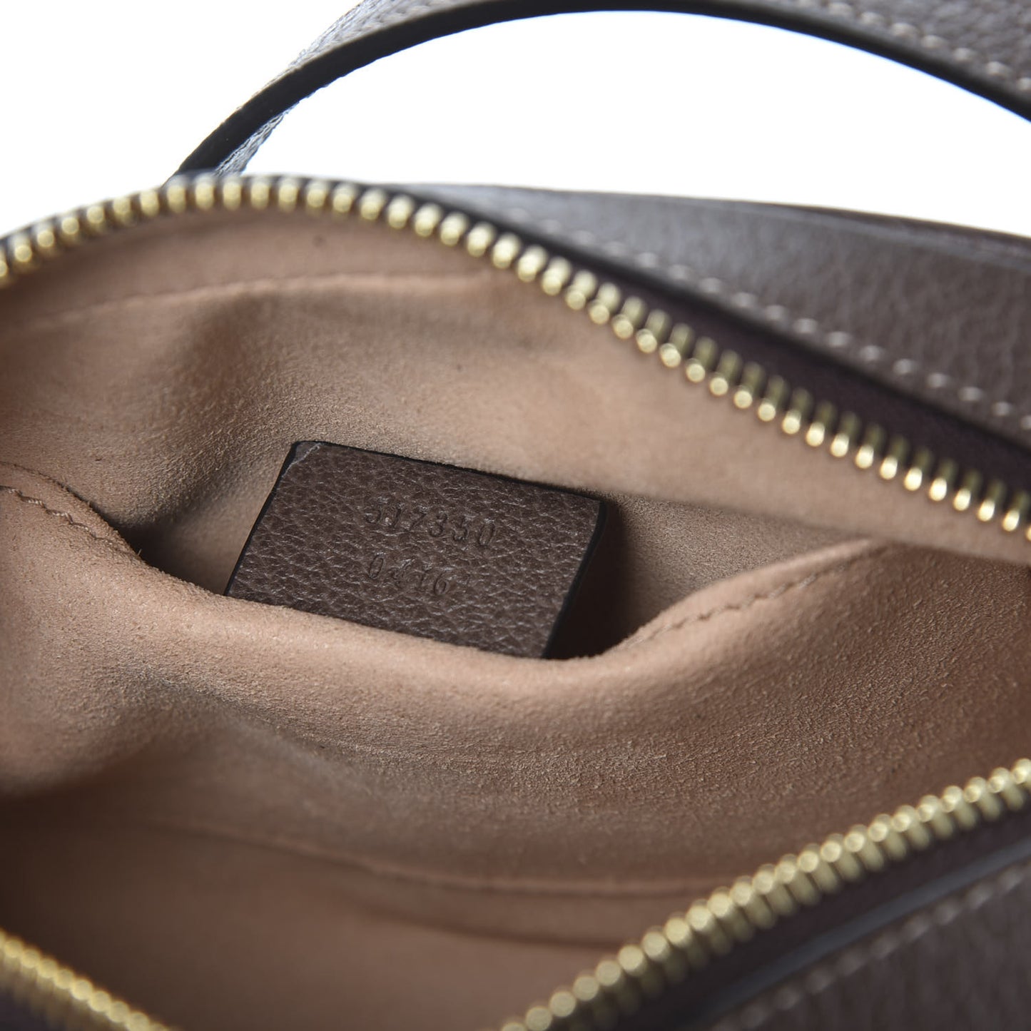 GG Supreme Monogram Web Mini Ophidia Shoulder Bag Brown