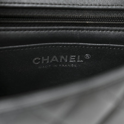 Chanel Lambskin Quilted Mini Rectangular Flap So Black 6 of 10