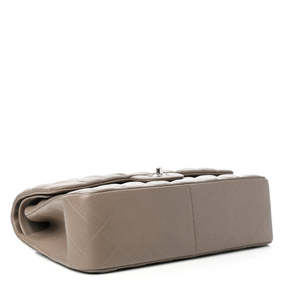 Chanel Caviar Quilted Jumbo Double Flap Taupe 4 of 10