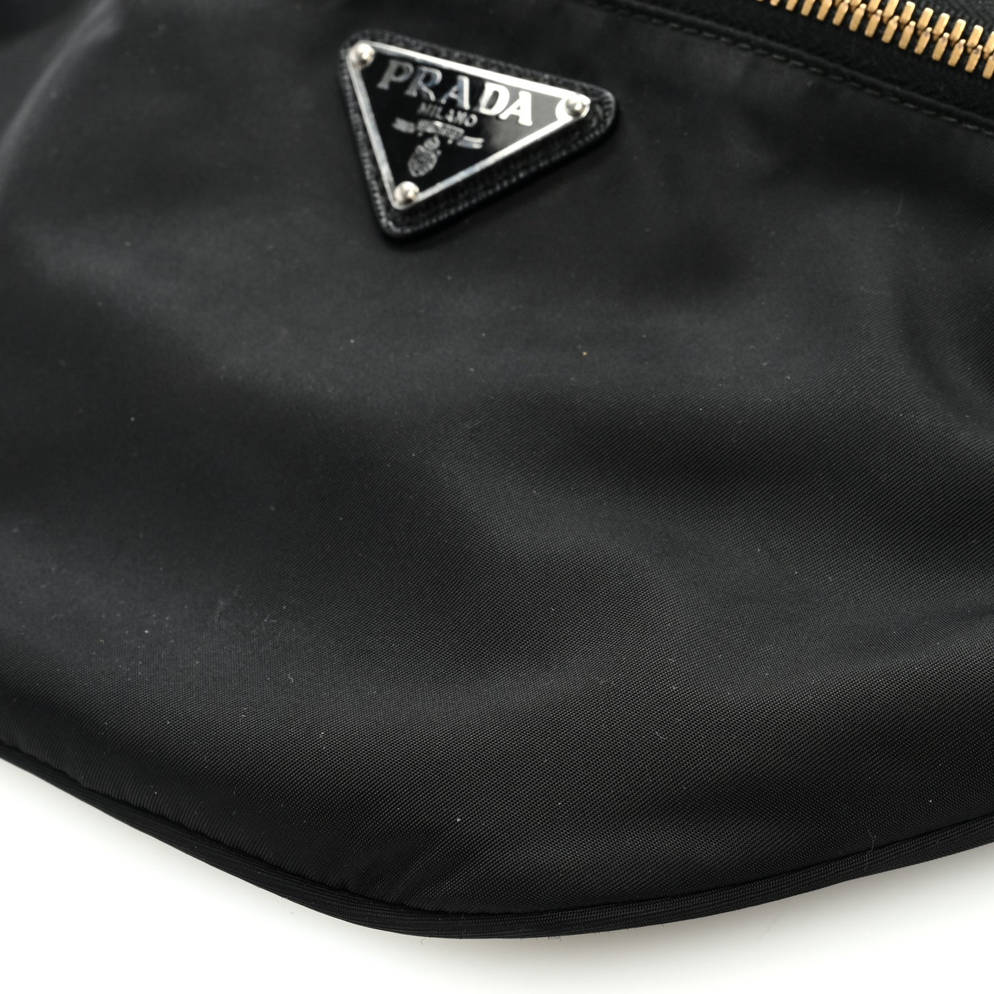 Re-Nylon Saffiano Belt Bag Black