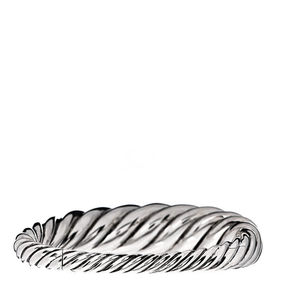 David Yurman Sterling Silver 17mm Pure Form Cable Bracelet 3 of 5