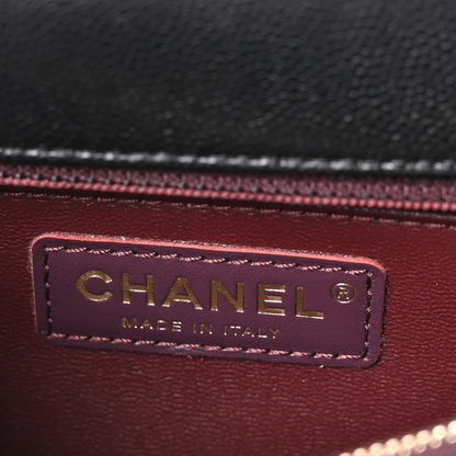 Chanel Caviar Quilted Small Coco Handle Flap Black 6 of 11