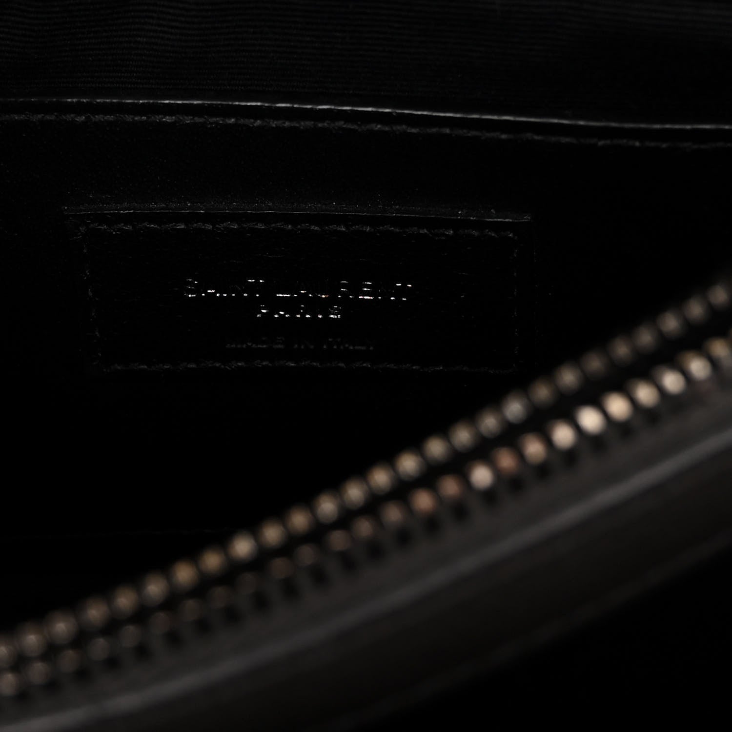 Saint Laurent Sheepskin Matelasse Chevron Monogram Medium College Bag Asphalt 7 of 16