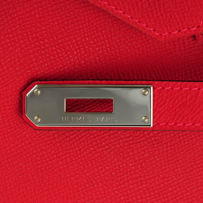Hermes Epsom Birkin 30 Rouge Casaque 10 of 22
