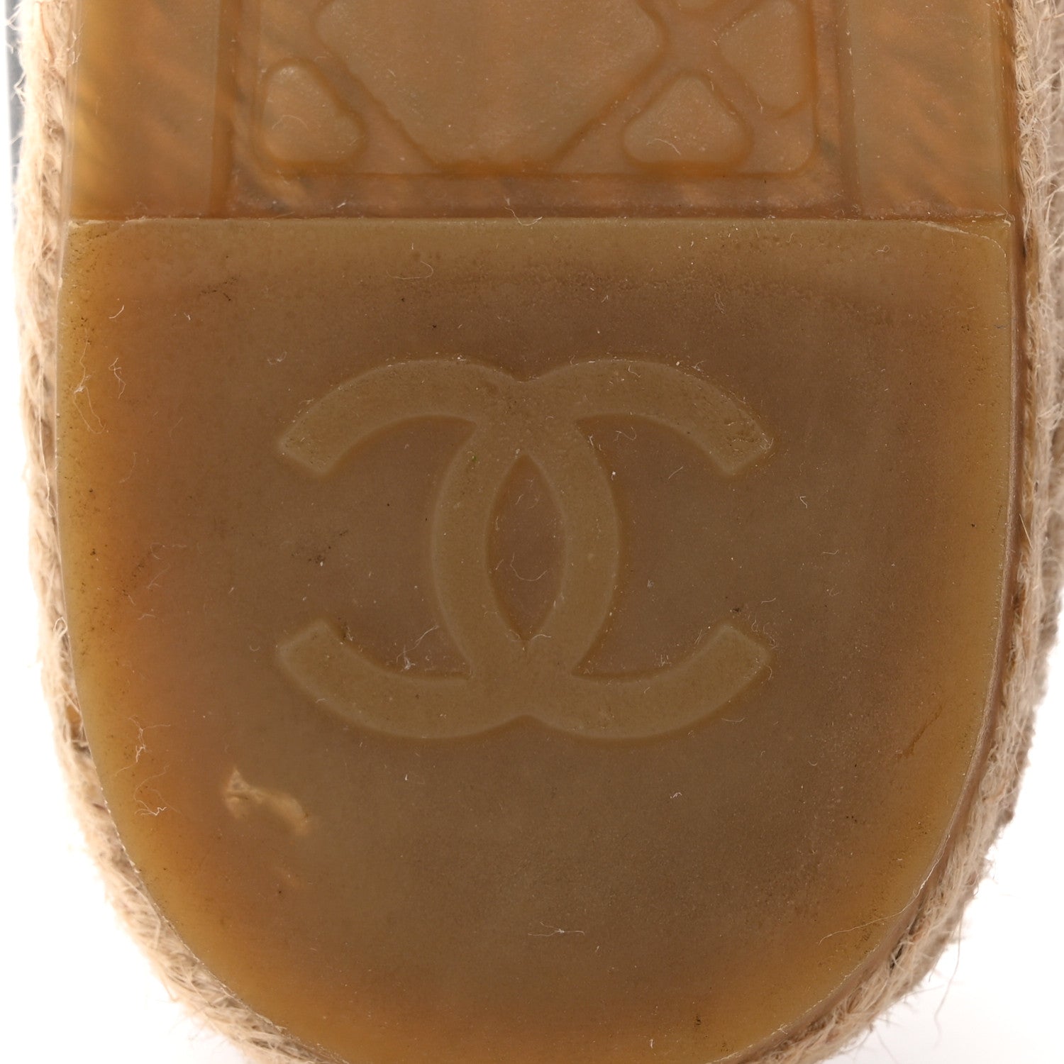 Chanel Lambskin Grosgrain Printed Espadrilles 38 Multicolor Black 7 of 13