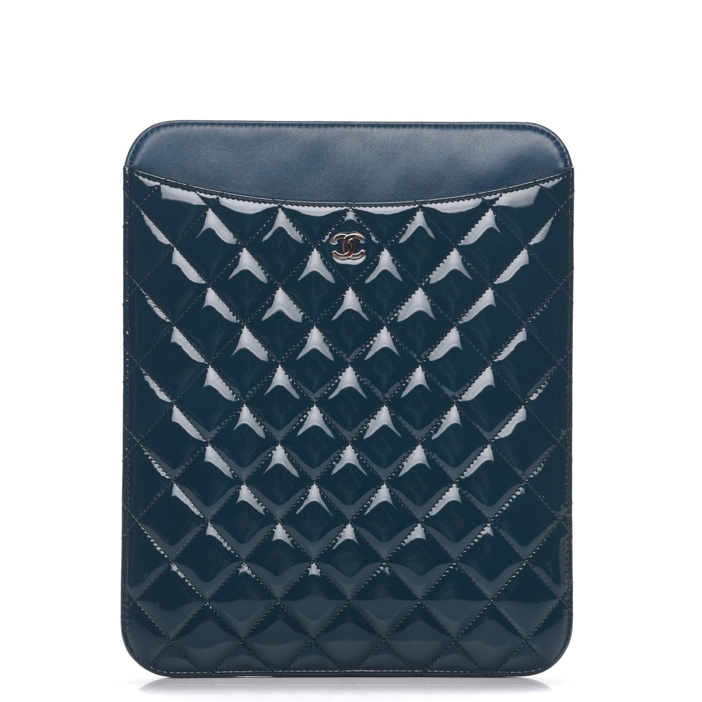 Patent Quilted iPad Case Blue