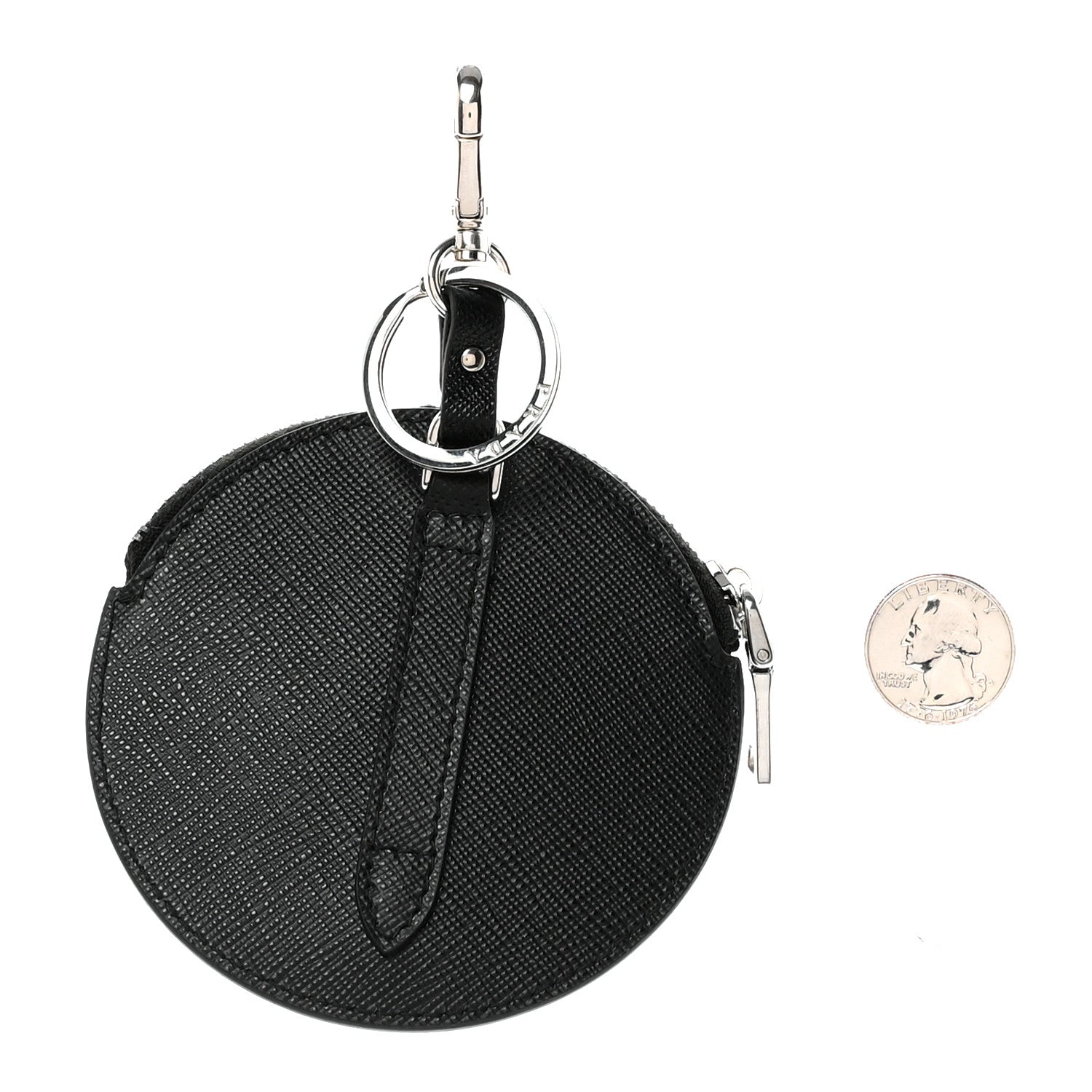 Prada X UNIVERSAL STUDIOS Saffiano Frankenstein Heart Zip Key