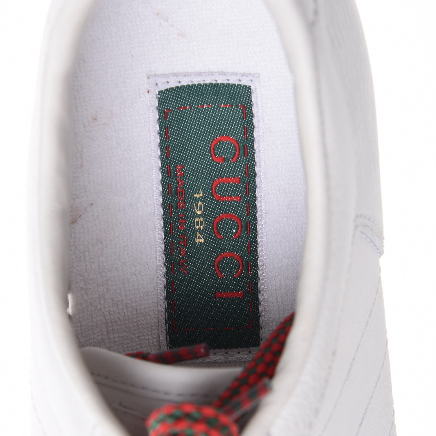Gucci Calfskin 1984 Web Sneakers 37.5 White 7 of 11