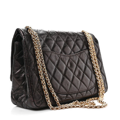 Chanel Metallic Aged Calfskin Quilted 2.55 Reissue 226 Flap Brown 2 of 8