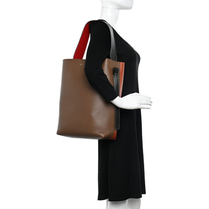 Celine Shiny Smooth Calfskin Small Twisted Cabas Camel Tan 2 of 12