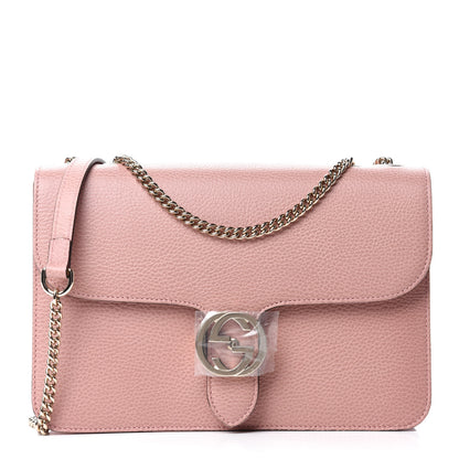 Gucci Dollar Calfskin Interlocking G Shoulder Bag Soft Pink 1 of 10