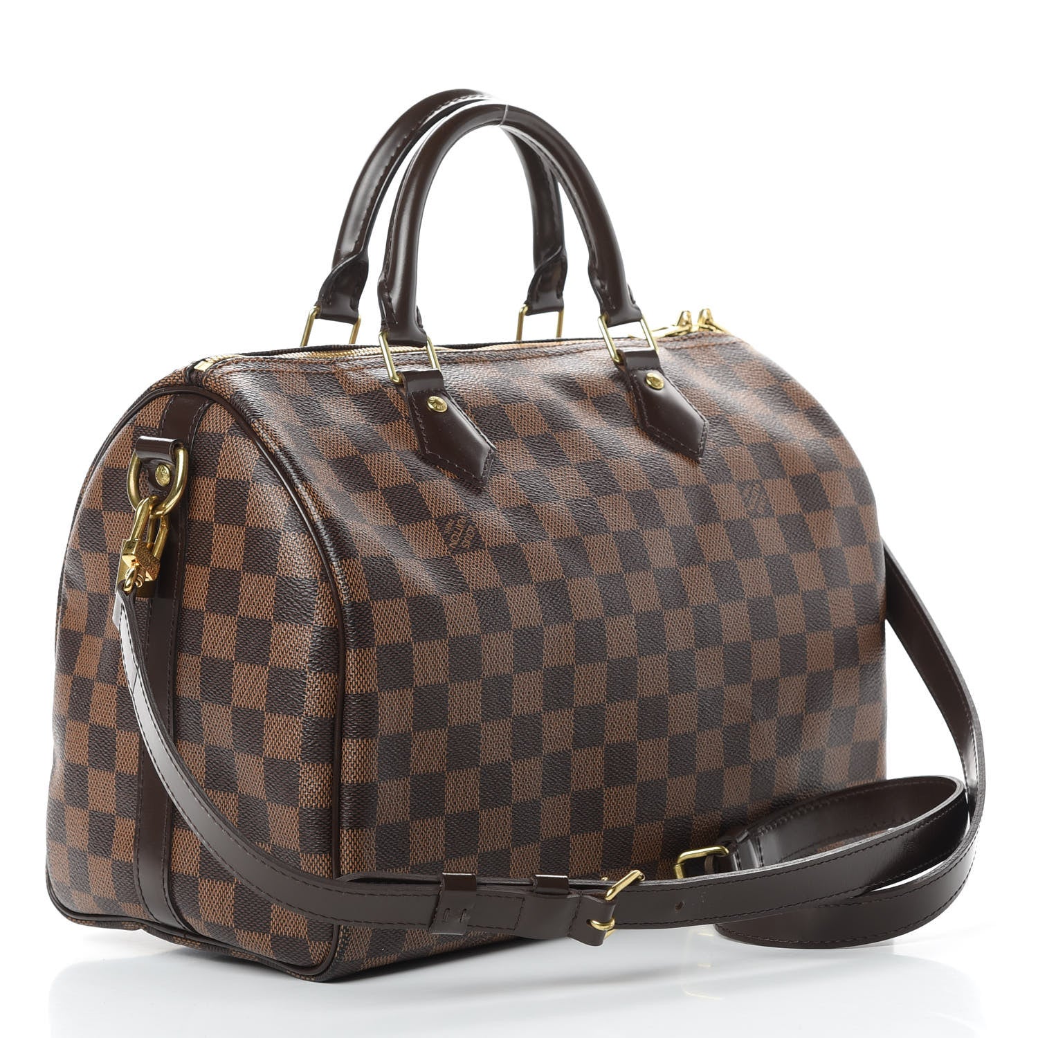 Louis Vuitton Damier Ebene Speedy Bandouliere 30 4 of 12