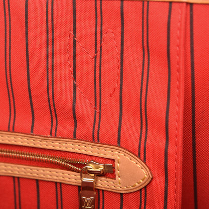 Louis Vuitton Monogram Jungle Dots Neo Neverfull MM Coquelicot Denim 9 of 15